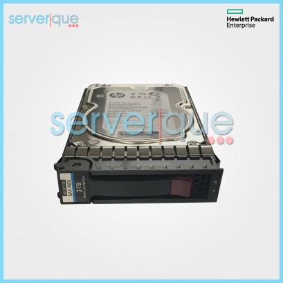 625031-B21 HP 3TB 3.5" LFF Dual Port SAS 7.2K RPM 6G MDL Hot Plug Hard Drive